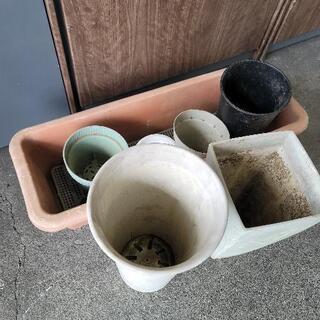 0724-006jmty【無料】 プランター、植木鉢セット