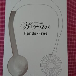 首かけ扇風機の画像