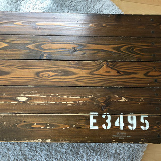 アンティーク調 木製 ローテーブルの画像