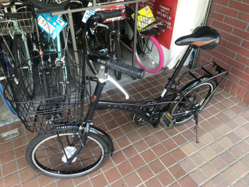 rover　20インチ　外装6段変速　ledオートライト　かご　キャリア付き