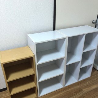 カラーボックス　3点セットの画像