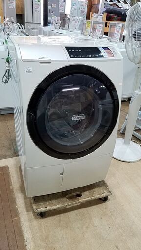 【愛品館市原店】日立　2017年製 11Kg/6kg ドラム式洗濯乾燥機 BD-SV110AR【管理I4S029581-104】