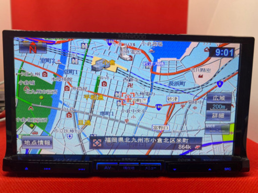KENWOOD 彩速　MDV-L500 フルセグ　最新地図更新済　フルセットです