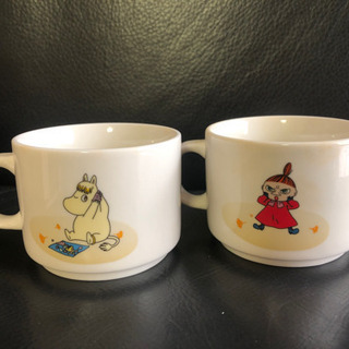 ムーミン　オリジナル　ペアカップの画像
