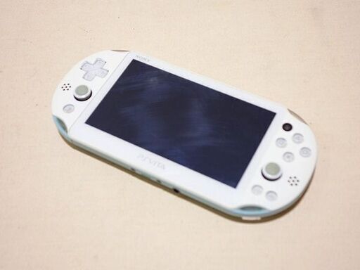 【苫小牧バナナ】◆動作品◆SONY/ソニー PSVITA PlayStation Vita Wi-Fi PCH-2000 ライトブルー/ホワイト メモリーカード 16GB付属 A♪