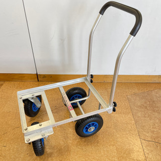 🌱愛農 アルミ４輪コンテナカー ノーパンクタイヤ付 台車🌱