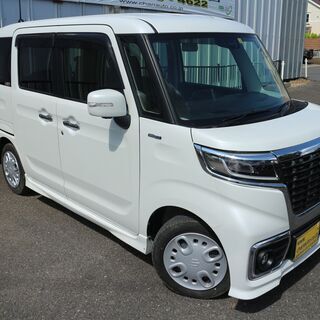 スペーシアカスタム　ナビ　TV 保証付　2年車検付き 