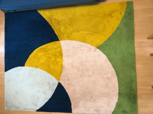 【最終値下げ！】UNICO アクリルオーダーラグ　(ラグ、絨毯)