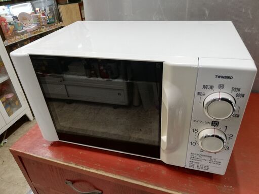 TWINBIRD 電子レンジ　DR-D419 　2019年製 管07241209