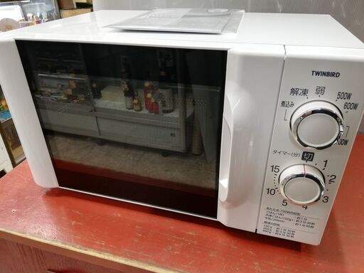 TWINBIRD 電子レンジ　DR-D419 　2019年製 　管07241427