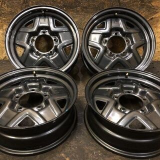 新車外し SUZUKI JB64 ジムニー 純正ホイール スチー...