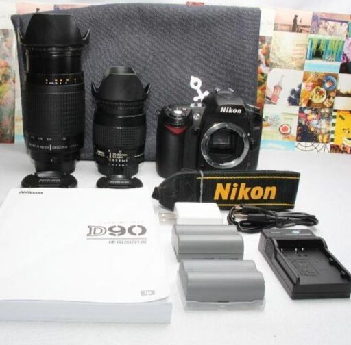 ❤️予備バッテリー付き❤️Nikon D90 超望遠ダブルレンズ❤️