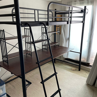 ロフトベッド、コンセント付きの画像