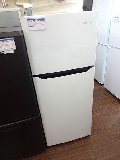 札幌 引き取り ハイセンス 2ドア冷蔵庫 120L 2018年製 HR-B1201 単身向け 白