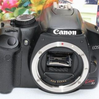❤️予備バッテリー付き❤️Canon kiss x2 超望遠ダブルレンズ❤️②の画像