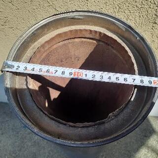 中古　薪ストーブ二重煙突の画像
