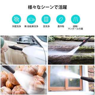 高圧洗浄機 パワフル 10MPa 50Hz/60Hz東西日本兼用の画像