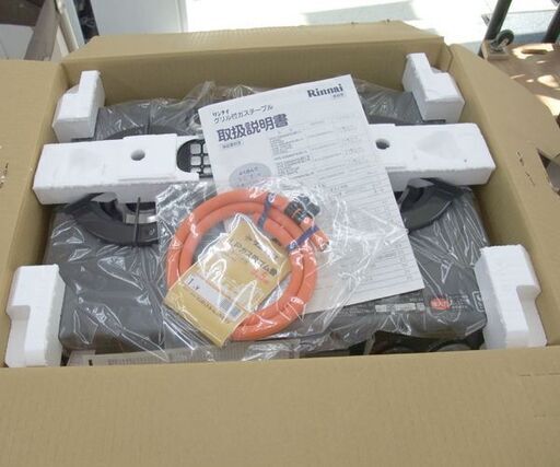 開封未使用品 リンナイ LPガステーブル RTS-336WNTS(BK)-R 2009年製 ☆ PayPay(ペイペイ)決済可能 ☆ 