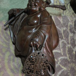 金属製　布袋さん　お譲りします　の画像
