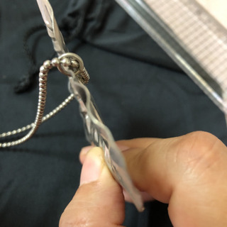 シルバーネックレスの画像