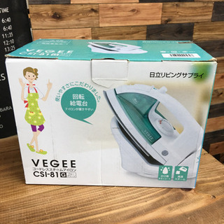 HITACHI アイロン　VEGEE コードレススチームアイロン...