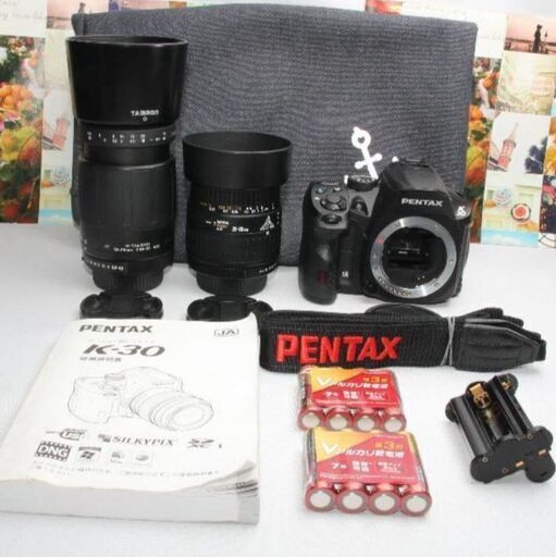 ❤️手振れ補正内蔵で安心❤️PENTAX k-30 超望遠ダブルレンズ❤️②
