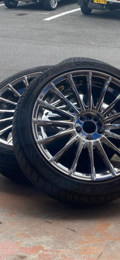 ベンツ　sクラス　タイヤ　メッキホイール