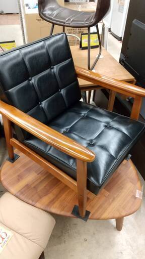 カリモク Kチェア 1シーター ソファ karimoku 天然木 ブランド家具 1Pソファ