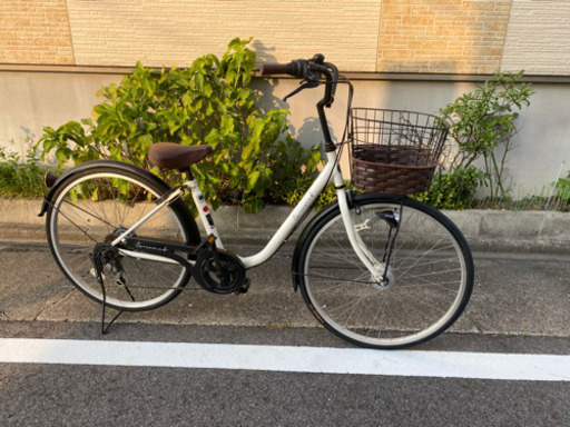 取引き中【LEDオートライト】6段 26インチ自転車