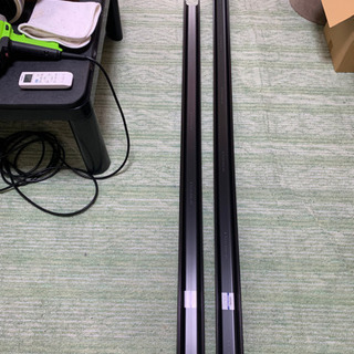 因幡電工　エアコン配管カバー2本とL型継手の画像