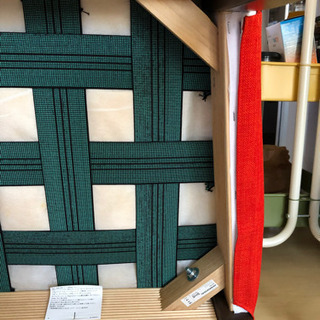 IKEA  椅子　赤　ダイニングチェアの画像