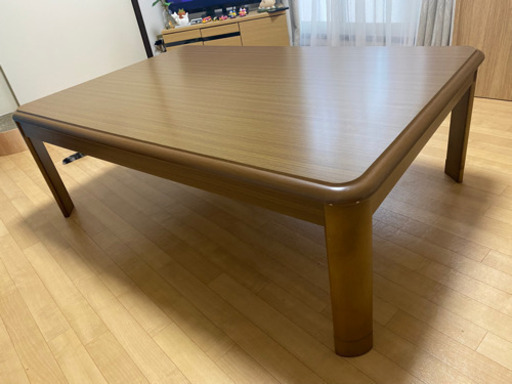 木製テーブル　こたつ