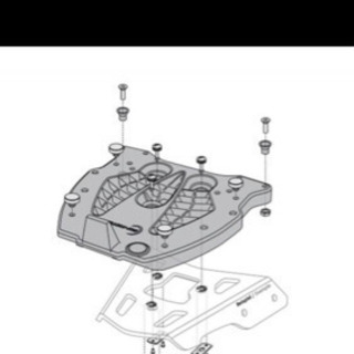 sw-motech givi モノキー用アダプタープレートの画像