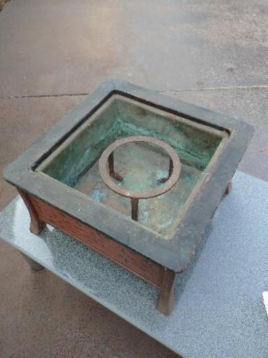 銅板火鉢 希少 レトロ品
