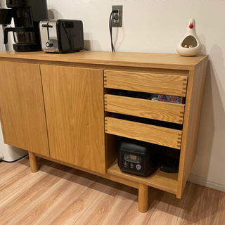 UNICO キャビネット CRAFF W1200 キッチンボード 収納