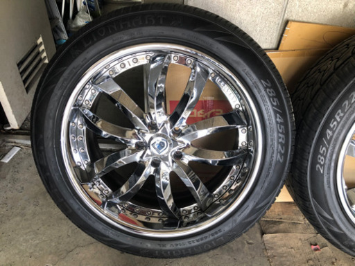 ASANTI VF601 W463 ゲレンデ 285/45R22 山8mm 室内保管
