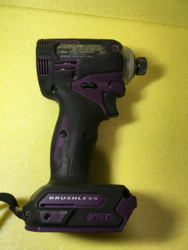 マキタ 40V TD001G インパクトドライバー 中古　パープル