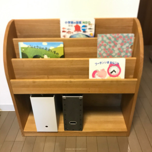 ※受付停止中　
絵本ラック　無垢　タモ