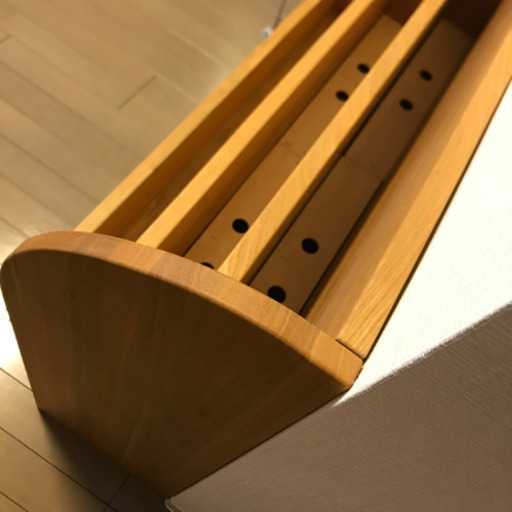 絵本ラック　無垢　タモ