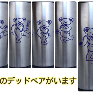 【値下】 デッドベア タンブラー G.D.P. グレイトフル デッド ヘッズ Grateful Dead 1998 レア 希少 350の画像