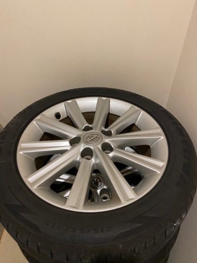 トヨタ純正17インチホイール　ミネルバタイヤ付き
