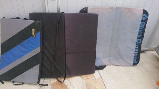 引き取り限定 ボルダリング マット ブラックダイアモンド スナップ オーガニック クライミング 三点セット