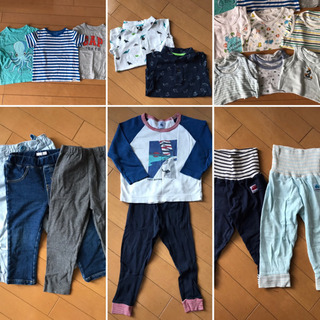 男の子 gap ユニクロ プチバトー 80-90サイズ 23点の画像