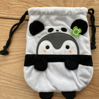 【お譲り先決定しました】コウペンちゃん　巾着　パンダ