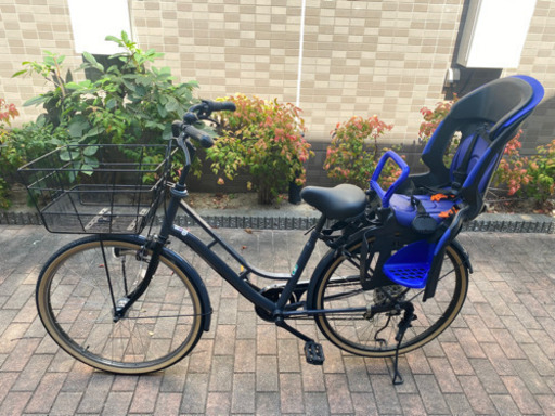 26インチ　自転車　子供シート付