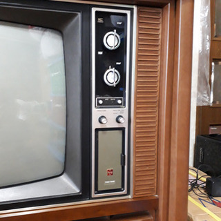 昭和の家具調テレビ