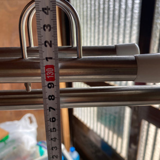 ステンレス ？物干し台？の画像