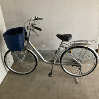 シティサイクル キープアップ シルバー24インチ