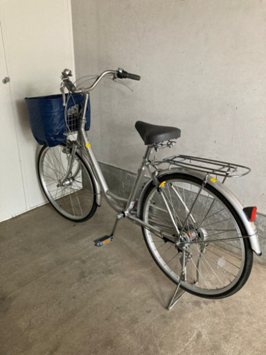 シティサイクル　キープアップ　シルバー24インチ
