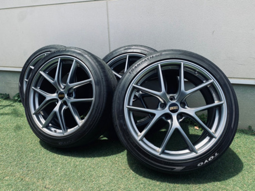近隣配送可✨値下げ✨超美品✨BBS 245/40/20 TOYO 低走行 4本セット 室内保管 アルファード/ヴェルファイア